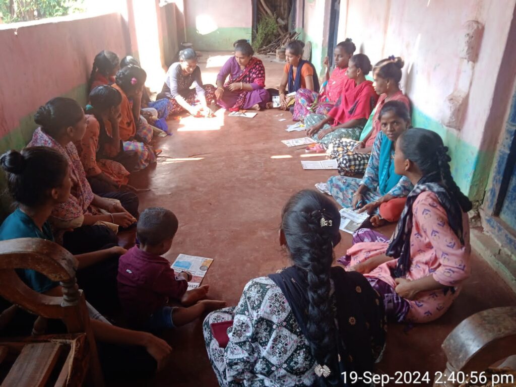 orientation on skill trainings at mandakanalli village